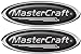 Master craft oval decals. Remastered name plate for boat restoration project