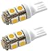 Green LongLife 5050113 LED Replacement Light Bulb Tower with 194/T10 Wedge base 100 Lumens 12v Warm White (2 per pkg)
