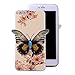 Original Iphone 6 Plus Case, New Technology Electroplating Blu Ray Printed Pink Flower + Bow Tpu Flexible Case for Iphone 6 (5.5) Especially Butterfly Translucent Thin Drop-proof Back Case Cover