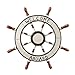 Ornamental Wood Nautical Ship Steering Wheel Wall Decoration Welcome Aboard 24