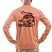KEVIN BRANT Sea Trout & Redfish Men's UPF Performance T-shirt Large Salmon