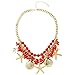 Btime Fashion Jewelry Statement New Classic Designer Layered Shell Starfish Choker Bib Vintage Statement Bib Necklace