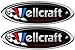 Two Wellcraft Boat Remastered Oval Decal for Restoration Project