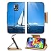 Samsung Galaxy S5 Luxury yacht at sea race Sailing regatta Cruise yachting IMAGE 34037966 by MSD Customized Premium Deluxe Pu Leather generation Accessories HD Wifi 16gb 32gb Luxury Protector Case