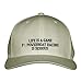 Life is Game F1 Powerboat Racing is Serious Sport Embroidered Adjustable Hat Cap Khaki