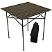 Table in a Bag TA2727 Tall Aluminum Portable Table With Carrying Bag, Brown