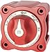 Blue Sea Systems m-Series Mini On-Off Battery Switch with Knob- Red