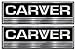 Two Carver Boat Remastered Name Plate Decals. Generic