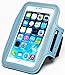 Bastex Runners Dual Armband Case - Sky Blue Design with Key Holder for Apple iPhone 6 Plus, 5.5