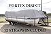 BRAND NEW *GRAY/GREY* 26' VORTEX ULTRA 3 PONTOON/DECK BOAT COVER, HAS ELASTIC AND STRAPS FITS 24'1