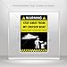 Decals Stickers Funny Stay Away From My Cruiser Boat Tablet Laptop Waterproof (3 X 2.24 In)