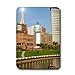 lsp_190322_1 Danita Delimont - Cindy Miller Hopkins - Ohio - Ohio. Skyline of downtown Cleveland, vintage Chris Craft boat. - Light Switch Covers - single toggle switch