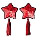 Ayliss Women's Sexy Nipple Cover Sequin Tassels Star Exotic Pasties Lingerie