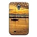Galaxy High Quality Tpu Case/ Boat In Lake Case Cover For Galaxy S4