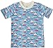 Winter Water Factory Sailboats Tee (Toddler/Kid) - Orange and Blue-3T