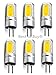 Best to Buy® (6-pack) 5w Gy6.35 Base Cob Led Light Bulb Lamp, 120v, Warm White 3000k, Pack of 6, Energy Saving Equivalent Halogen 60w