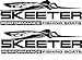 Skeeter Performance Boats 10x3 x2 Black Vinyl Decal Sticker Decal StickyFinger