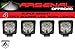 #1 4X 27w Arsenal OffroadTM Square LED Work Light Lamp Off Road High Power ATV Jeep Wrangler 4x4 Rv Trailer Fishing Boat Tractor Truck Spot (pack of 4)
