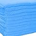 96 BLUE MICROFIBER TOWEL NEW CLEANING CLOTHS BULK 16X16 MANUFACTURERS SALE
