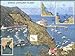Avalon Bay at Santa Catalina Island Nautical Chart printed on sailcloth for home décor wall art print.