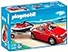 Playmobil Red Convertible with Personal Watercraft