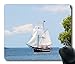 Custom Great Mouse Pad with Sailboat White Sail Mast Ship Non-Slip Neoprene Rubber Standard Size 9 Inch(220mm) X 7 Inch(180mm) X 1/8 Inch(3mm) Desktop Mousepad Laptop Mousepads Comfortable Computer Mouse Mat