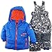 Rugged Bear Little Boys' Winter 2 Piece Snowsuit in Camo with Ski Pant Set, Royal, 2T