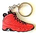 Air Jordan 9/IX Motorboat Jones Red/Black Chicago Bulls Sneakers Shoes Keychain Keyring AJ 23 Retro
