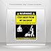 Decals Decal Funny Stay Away From My Sailboat Motorbike Vehicle Weatherproof (3 X 2.24 In)