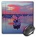 3dRose LLC 8 x 8 x 0.25 Inches San Diego Sailboats Sunrise Mouse Pad (mp_21710_1)