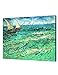 DecorArts - Fishing Boats At Sea, by Van Gogh. Art Giclee Print On Acid-free Cotton Canvas, Stretched Canvas Gallery Wrapped. 30X24