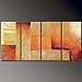 SR Abstract Art 4 pcs/set 100% Hand Painted Oil Paintings Home Decoration With Wood Framed Artwork And Read To Hang Modern Canvas Art Wall Decor