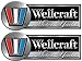 Two Wellcraft Boat Remastered Name Plate Decals for Restoration Project