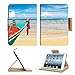 Apple iPad Mini 1st Generation Flip Case Small fishing boat park at beauty beach IMAGE 27992227 by MSD Customized Premium Deluxe Pu Leather generation Accessories HD Wifi Luxury Protector