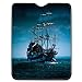 Personalized Sea Night Full Moon Sailing Boat Tote Case Cover microfiber Leather for Apple iPad (Twin Sides)