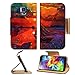 Samsung Galaxy S5 Original abstract oil painting of fishing boat and sea on canvasRich Golden Sunset IMAGE 26597276 by MSD Customized Premium Deluxe Pu Leather generation Accessories HD Wifi 16gb 32gb Luxury Protector Case