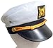 Jacobson Hat Company Men's Adult Yacht Cap, White, Medium