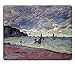 MSD Mouse Pad Claude Oscar Monet fishing boats by the beach and the cliffs of pourville Customized Desktop Laptop Gaming Mousepads