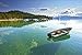 Fishing Boat in Lake Tahoe Art Print, Poster or Canvas