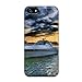 New Premium Flip Case Cover Powerboat Gliding Out Of Harbor Hdr Skin Case For Iphone 5/5s