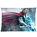 Home Decor Custom Avenger Thor Chris Hemsworth Zippered Pillow Case Twin Sides 20x30 Inch