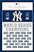 New York Yankees World Series Champions Baseball Poster
