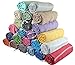 Set of 3 XL Turkish Cotton Bath Beach Spa Hammam Yoga Gym Yacht Hamam Towel Wrap Pareo Fouta Throw Peshtemal Pestemal Sheet Blanket, Black,Grey,Navy,Blue,Turquoise,Red,Yellow,Purple,Pink,Orange,Green