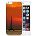 Beautiful Designed Antiskid Cover Case For iPhone 6 Plus 5.5 Inch Phone Case With Catamaran Sunset Ocean_White Phone Case