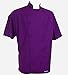 Chefskin Chef Jacket Coat Purple Short Sleeve Ultra Ligthweight (Xl Extra Large 54 Inches Chest)
