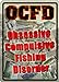 River's Edge 12 by 17-Inch Obsessive, Compulsive, Fishing Disorder Embossed Tin Sign, Large