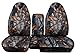 1991 to 1997 Ford Ranger/Explorer/Explorer Sport Mazda Navajo/B-Series Camo Truck/SUV Seat Covers (60/40 Split Bench) with Center Console/Armrest Cover: Gray Real Tree Camo (16 Prints Available)