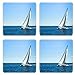 Coasters Sailing Boat in sailing regatta Luxury yachts IMAGE 34038048 by MSD Mat Customized Desktop Laptop Gaming Mouse Pad
