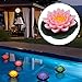 Home Reflections H194671 Floating Flower Flameless Candle w/ Timer
