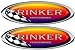 Rinker Racing Boat Oval Decal Set - Name Plate